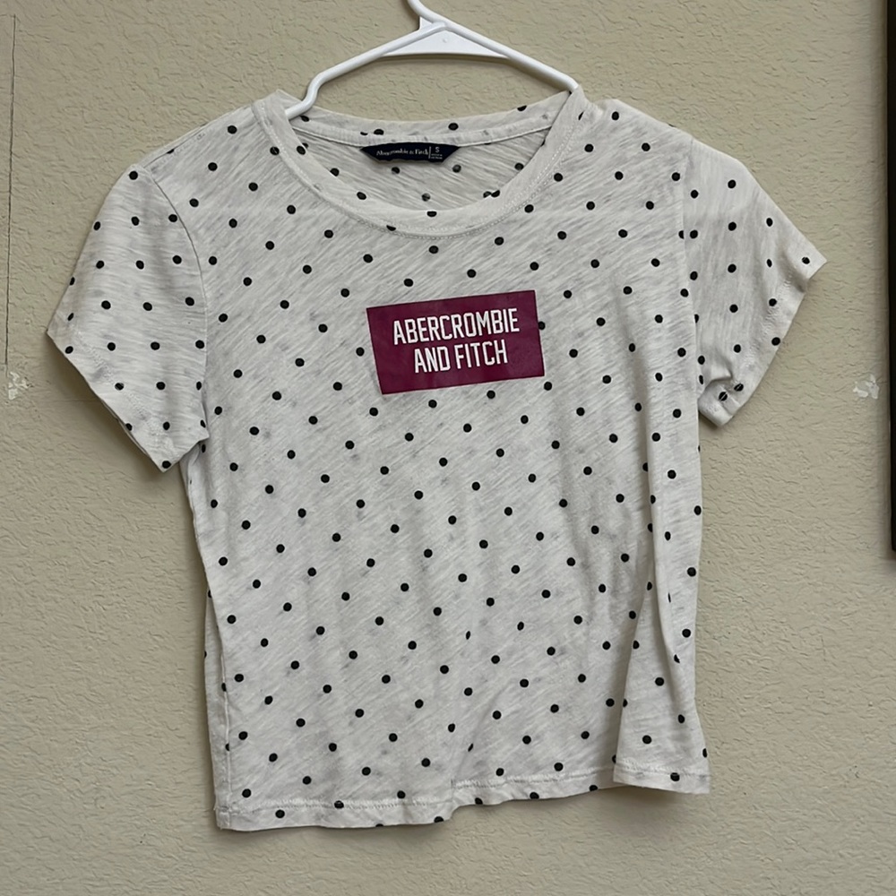 Polka dot crop top